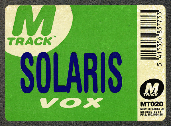 Solaris (15) : Vox (12")
