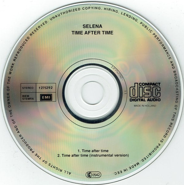 Selena (3) : Time After Time (CD, Maxi)