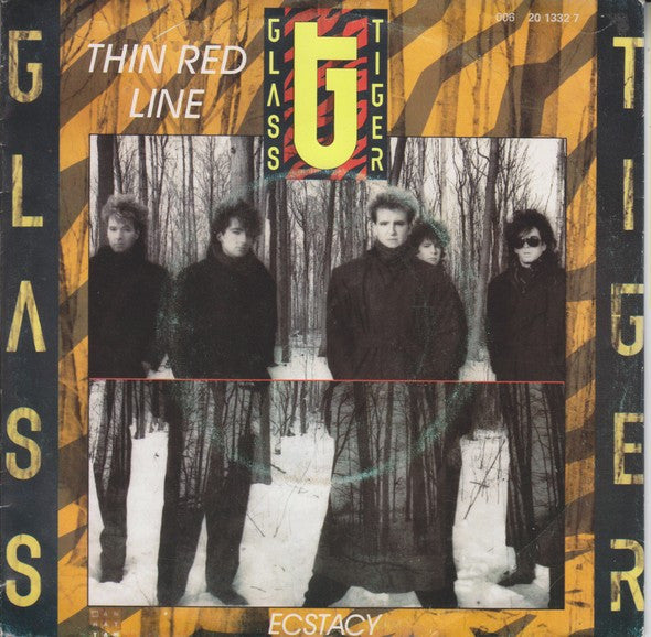 Glass Tiger : Thin Red Line (7", Single)