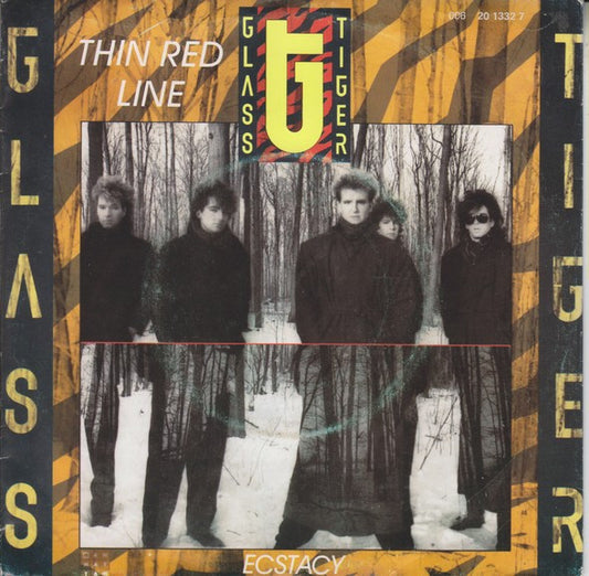 Glass Tiger : Thin Red Line (7", Single)