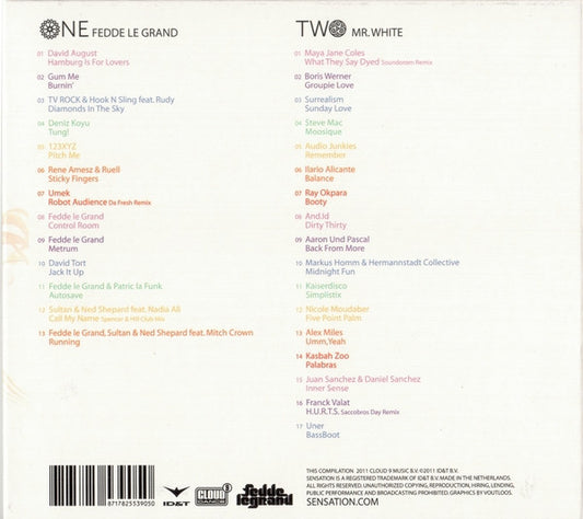 Fedde Le Grand & Mr. White (9) : Sensation Innerspace (2xCD, Mixed)