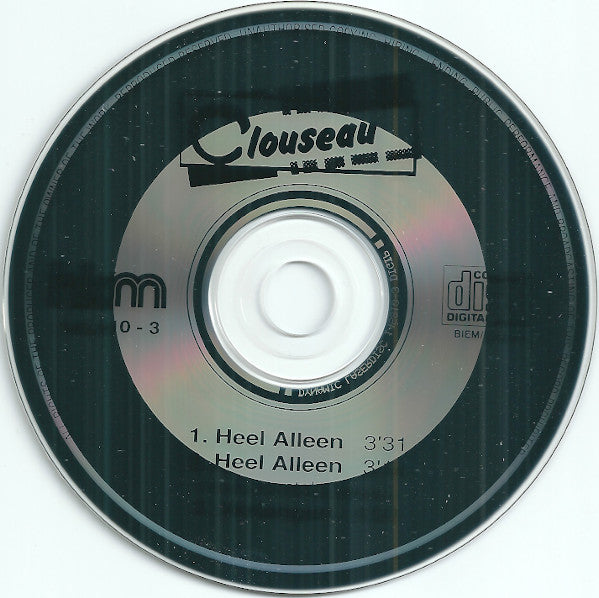 Clouseau : Heel Alleen (CD, Single)