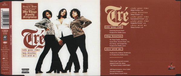 Tré featuring Krayzie Bone : Take Your Time (CD, Maxi)