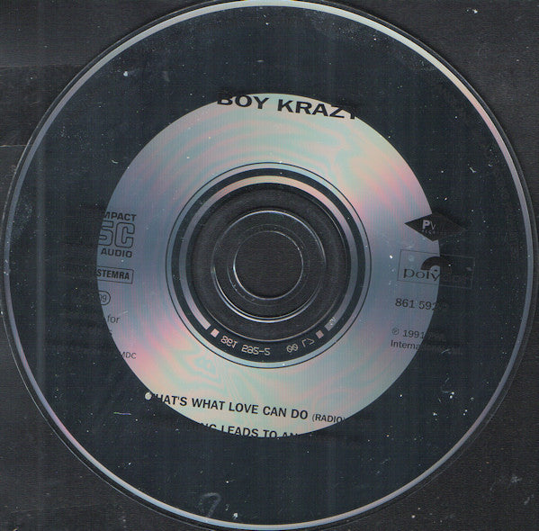 Boy Krazy : That's What Love Can Do (CD, Single, Car)