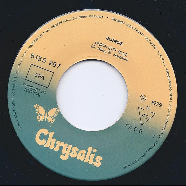 Blondie : Union City Blue (7", Single)