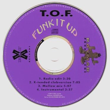 T.O.F. : Funk It Up (CD, Maxi)