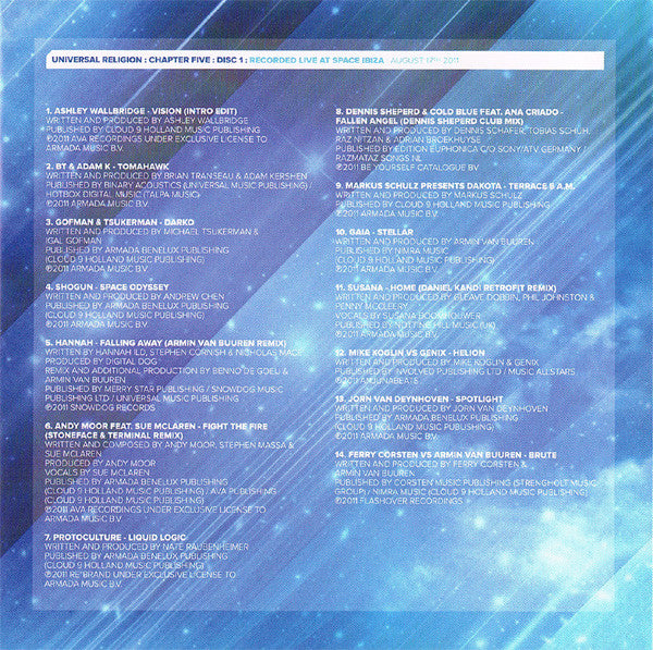 Armin van Buuren : Universal Religion Chapter Five (2xCD, Comp, Mixed)