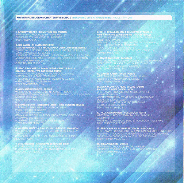 Armin van Buuren : Universal Religion Chapter Five (2xCD, Comp, Mixed)