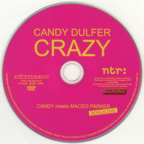 Candy Dulfer : Crazy (DVD-V, Bon + CD, Album + Dig)
