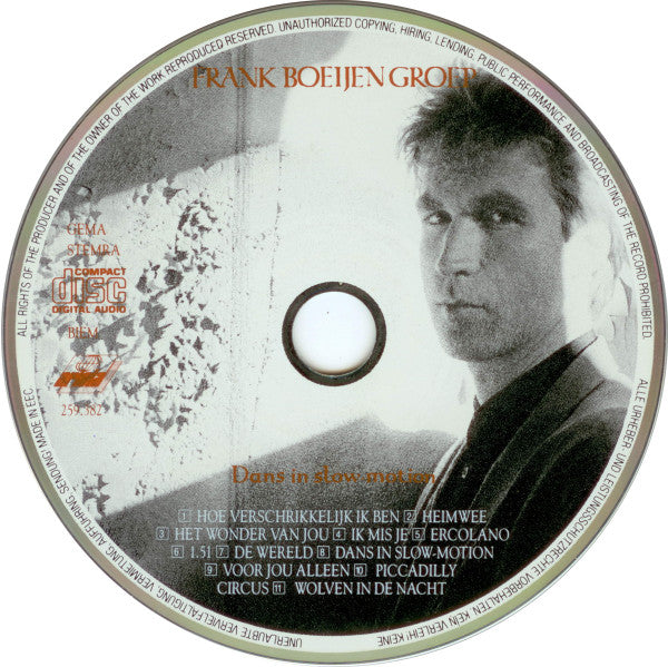 Frank Boeijen Groep : Dans In Slow-Motion (CD, Album)
