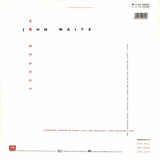 John Waite : No Brakes (LP, Album)