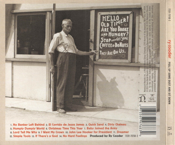 Ry Cooder : Pull Up Some Dust And Sit Down (CD, Album)