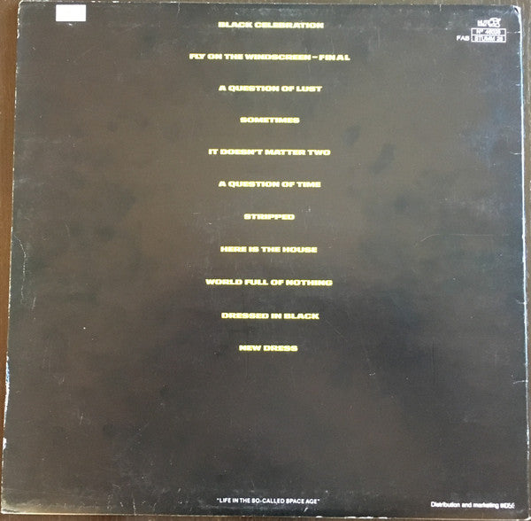 Depeche Mode : Black Celebration (LP, Album)