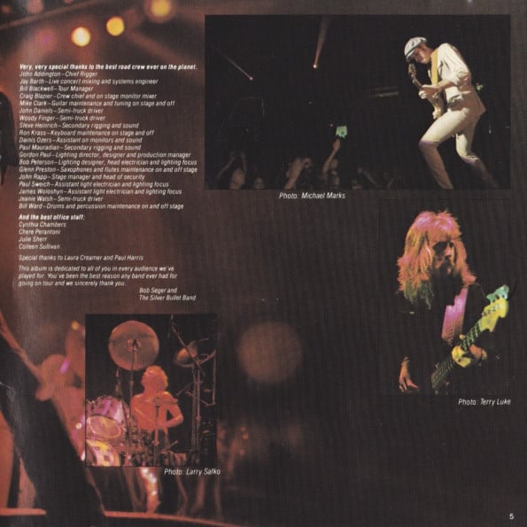 Bob Seger And The Silver Bullet Band : Nine Tonight (CD, Album, CAP)