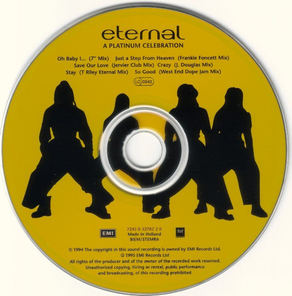 Eternal (2) : A Platinum Celebration (CD, Comp, Dig)