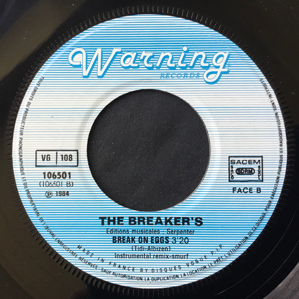 The Breaker's : Break On Eggs (7", Single)