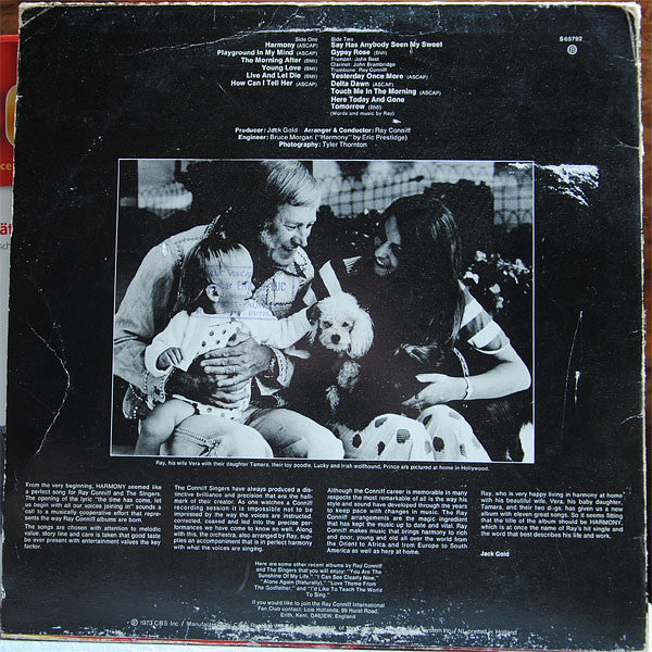 Ray Conniff : Harmony (LP, Album)
