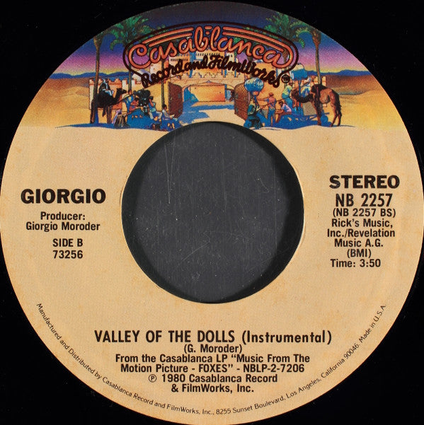 Giorgio Moroder : Hollywood Dreams  (7")