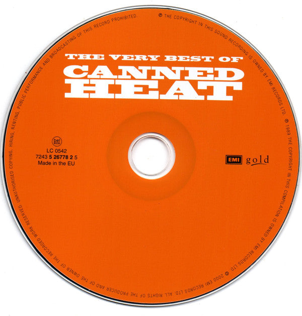 Canned Heat : The Very Best Of (CD, Comp, RP)