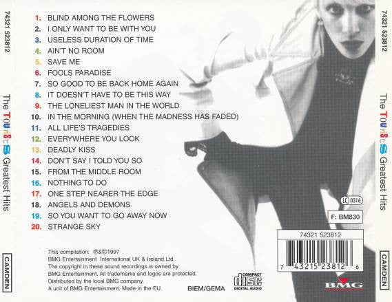 The Tourists : Greatest Hits (CD, Comp)