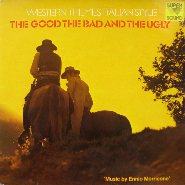 Ennio Morricone : Western Themes Italian Style (LP, Comp, RE)
