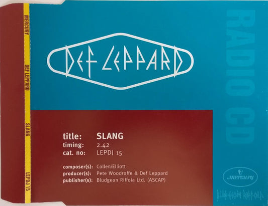 Def Leppard : Slang (CD, Single, Promo)