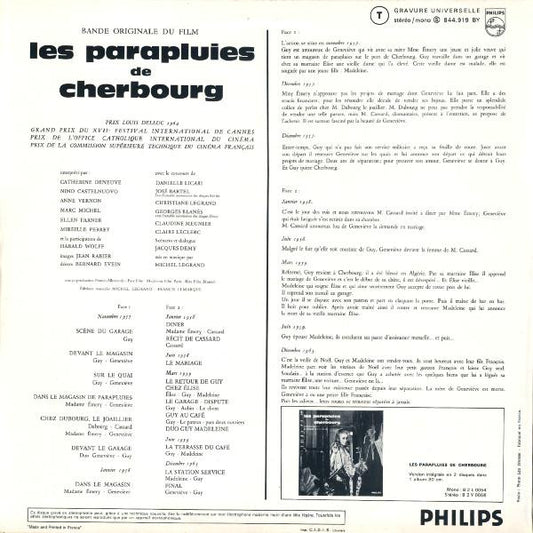 Michel Legrand : Les Parapluies De Cherbourg (LP, Album, RE)