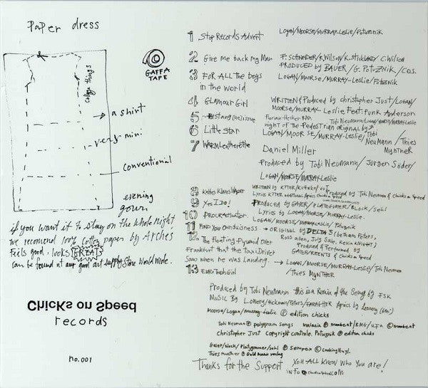 Chicks On Speed : Will Save Us All! (CD, Album)