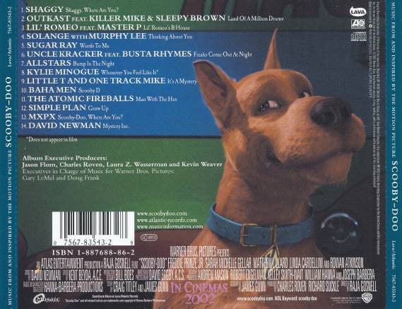 Various : Scooby-Doo (Music From And Inspired By The Motion Picture) (CD, Album)