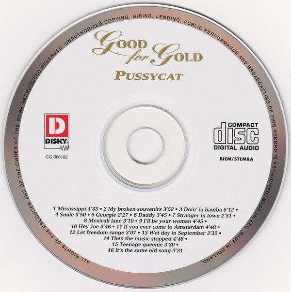 Pussycat (2) : Good For Gold (CD, Comp)