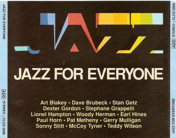 Various : Jazz For Everyone (2xCD, Comp)