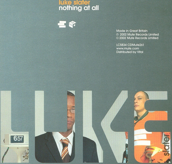 Luke Slater : Nothing At All (CD, Single)