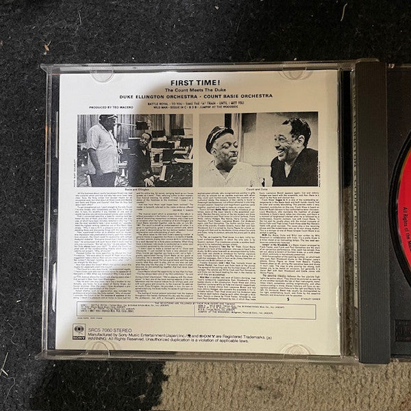 Duke Ellington And Count Basie : First Time! The Count Meets The Duke (CD, Album, RE)