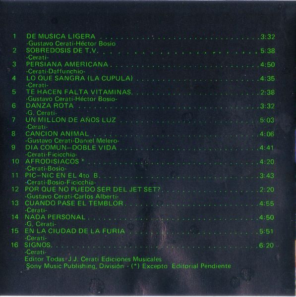 Soda Stereo : La Historia De Soda Stereo (CD, Comp)