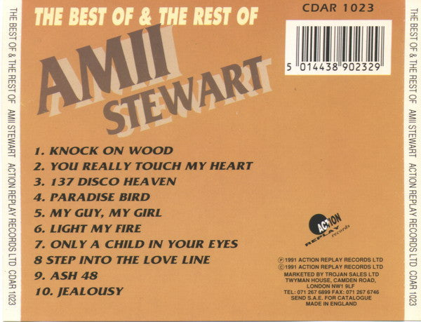 Amii Stewart : The Best Of & The Rest Of (CD, Comp)