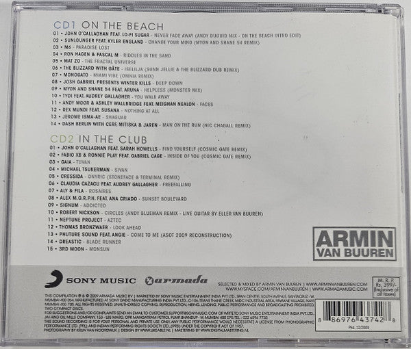 Armin van Buuren : A State Of Trance 2009 (2xCD, Comp, Mixed)