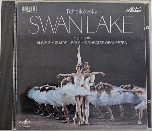 Pyotr Ilyich Tchaikovsky, Algis Žiūraitis • Bolshoi Theatre Orchestra : Swan Lake - Highlights (CD, Album)