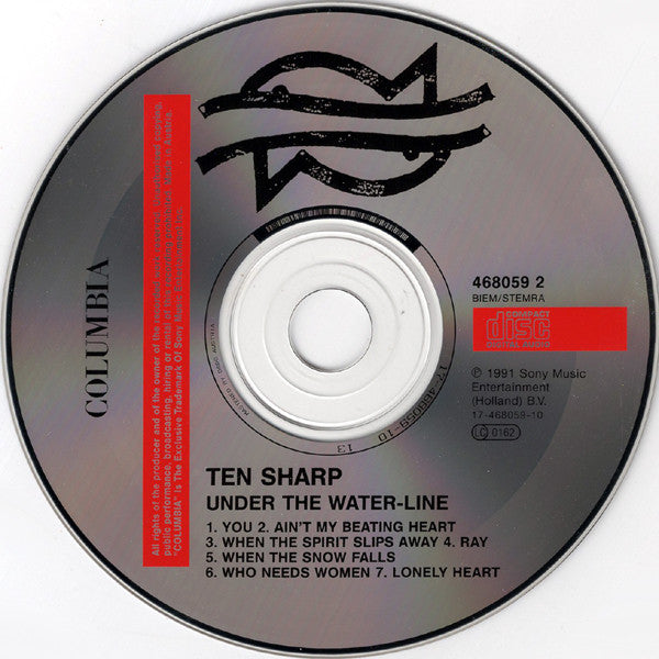 Ten Sharp : Under The Water-Line (CD, Album)