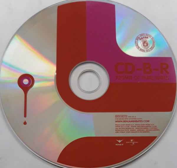 Benjamin Bates : N.E.V.E.R.L.E.T.A.N.Y.T.H.I.N.G.K.I.L.L.T.H.E.P.L.E.A.S.U.R.E. (CD, Album)