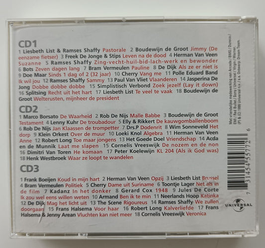 Various : Kleinkunst - De Tijdloze Nederlandse Luisterliedjes (3xCD, Comp)