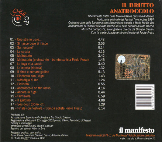 Giorgio Gaslini, Orchestra Jazz Della Sardegna : Il Brutto Anatroccolo (CD, Album)
