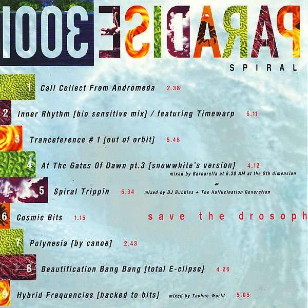 Paradise 3001 : Spiral Trippin (CD, Album)