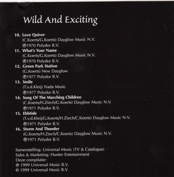 Earth And Fire : Wild And Exciting (CD, Comp)