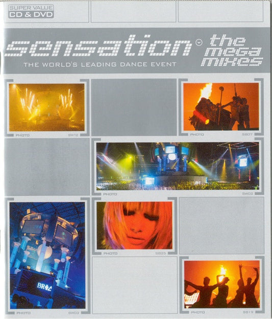 Various : Sensation - The Megamixes (CD, Comp, Mixed + DVD, Mixed)
