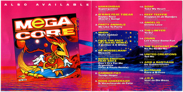 Various : Megacore 2 (19 Happy Fun-Core Traxx) (CD, Comp)