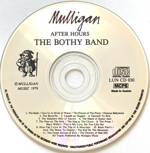 The Bothy Band : Afterhours (CD, Album, RE)