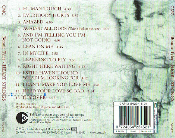 Bonnie Tyler With The City Of Prague Philharmonic : Heart Strings (CD, Album, Copy Prot.)
