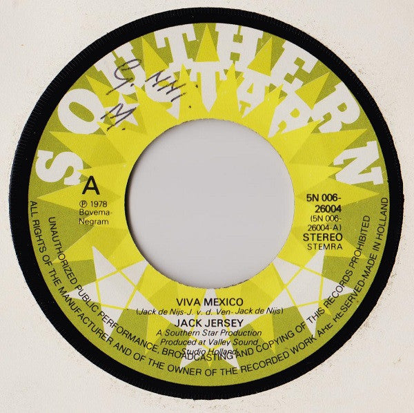Jack Jersey : Viva Mexico (7", Single)
