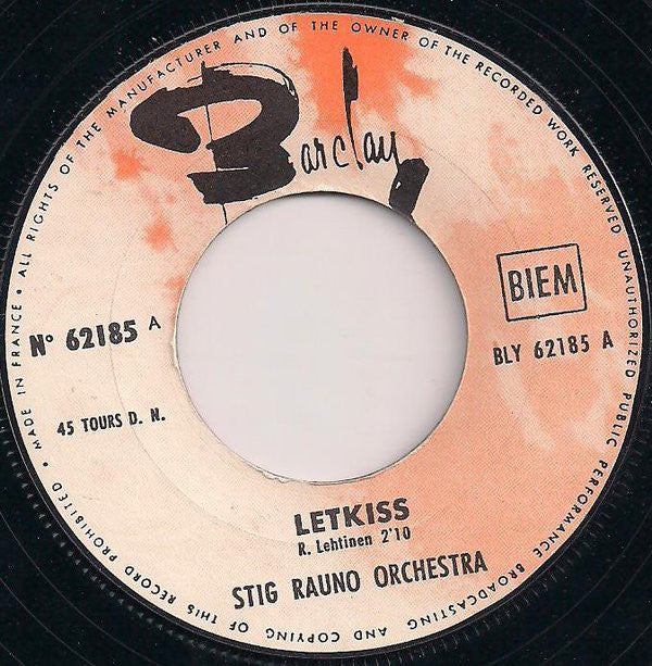 Stig Rauno : Letkiss / Skool Jenka (7", Single)