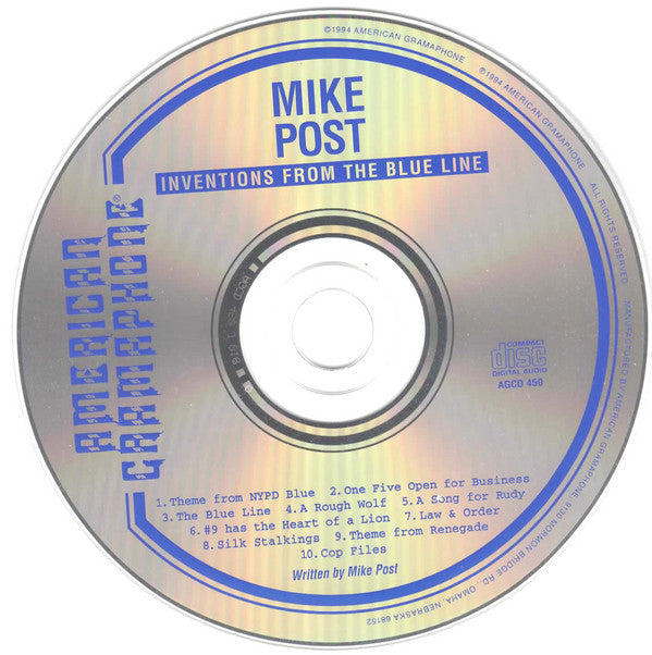 Mike Post : Inventions From The Blue Line (CD, Album)